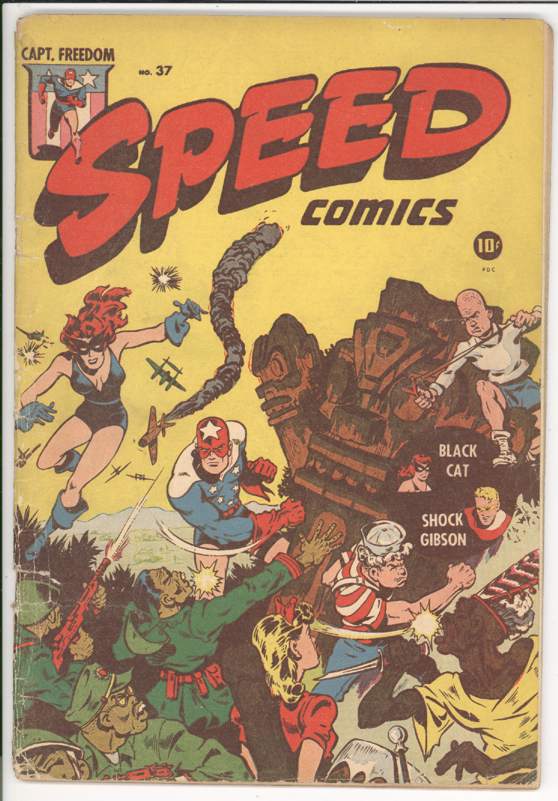 Speed Comics #37 front