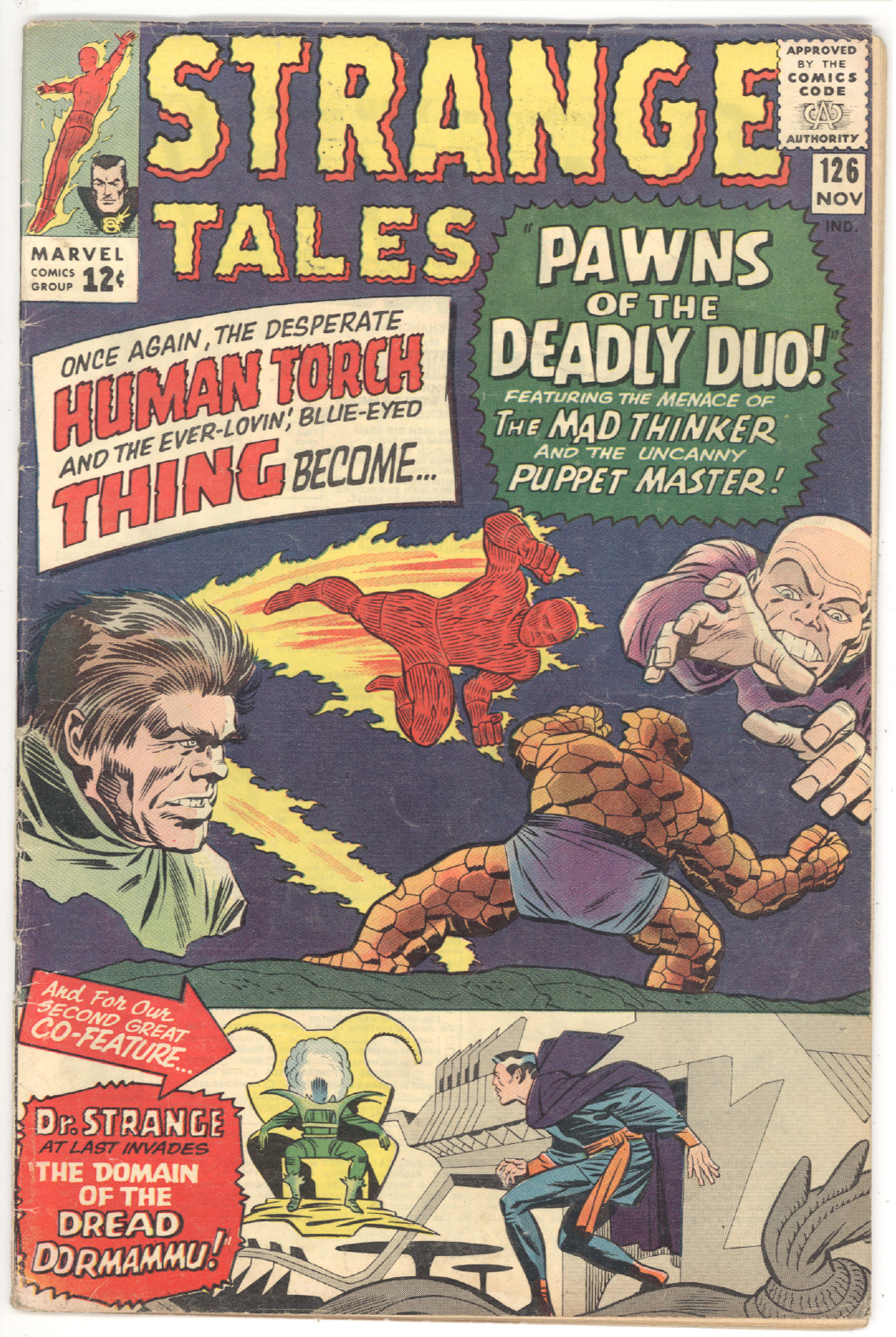 Strange Tales #126 front
