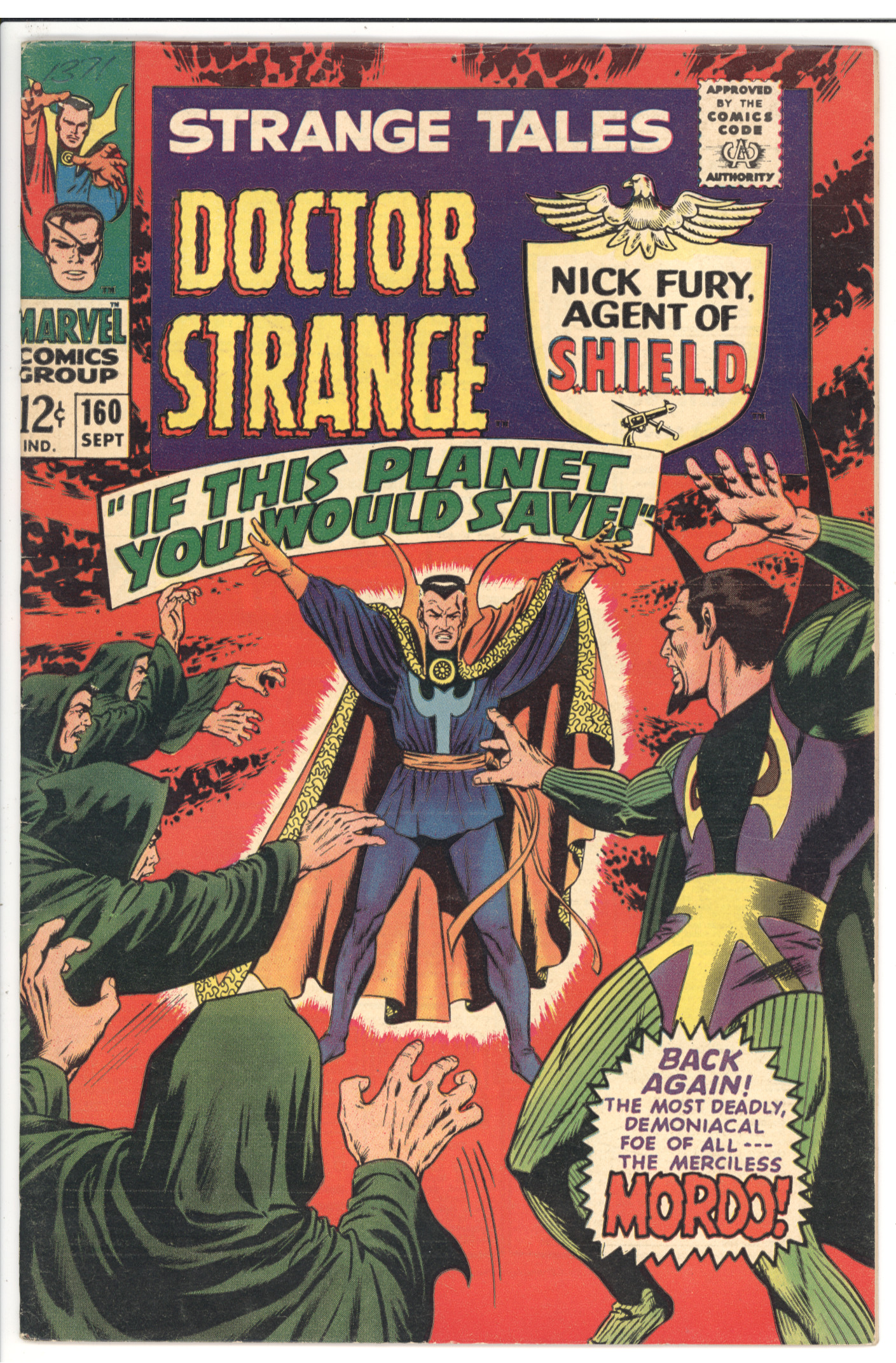 Strange Tales #160 front