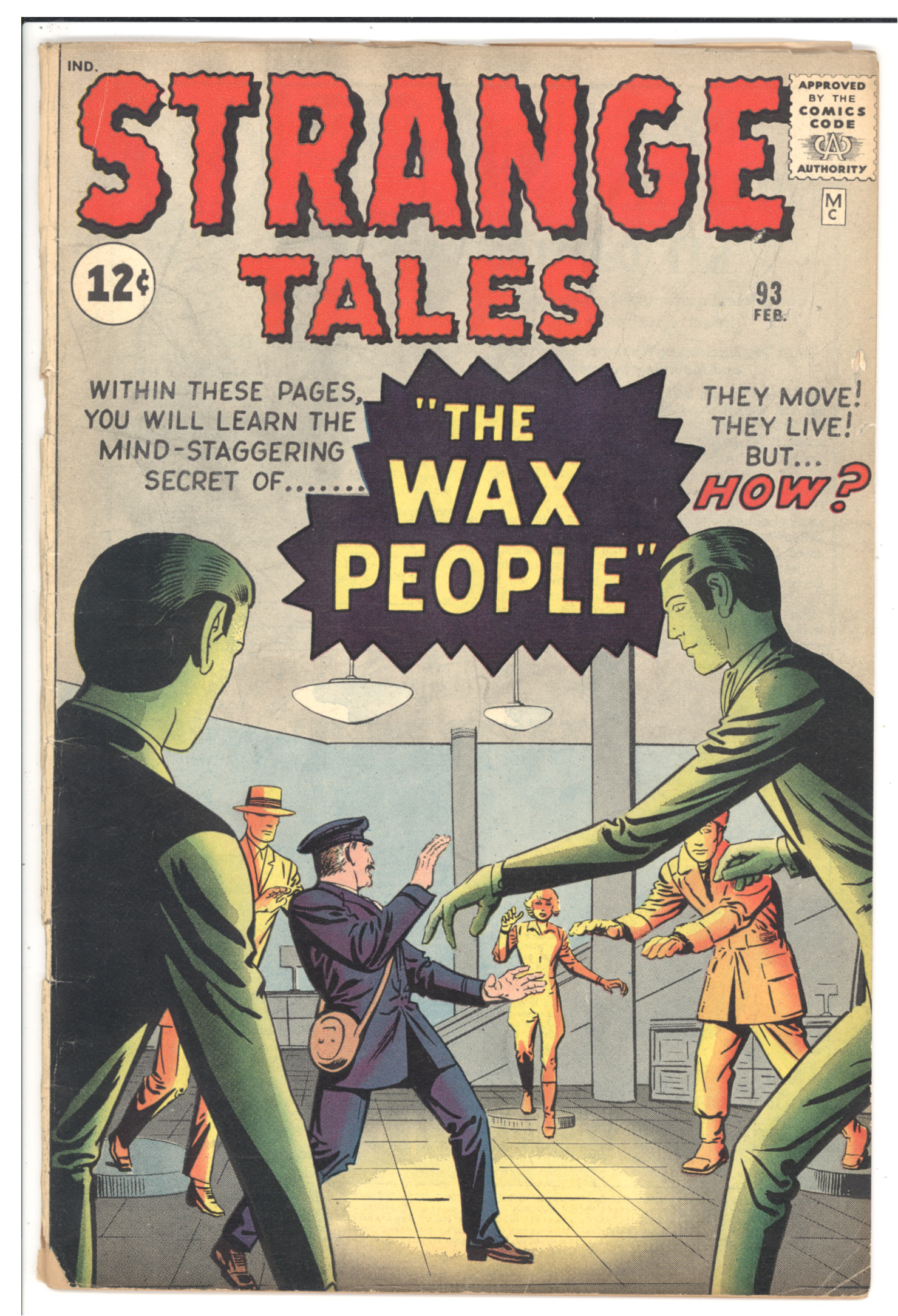 Strange Tales #93 front