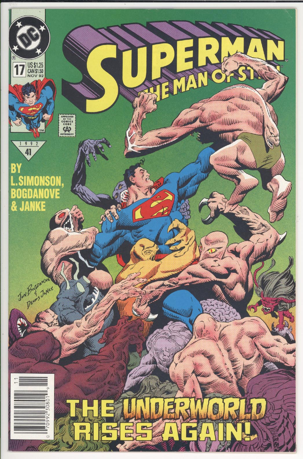 Superman The Man of Steel #17 front