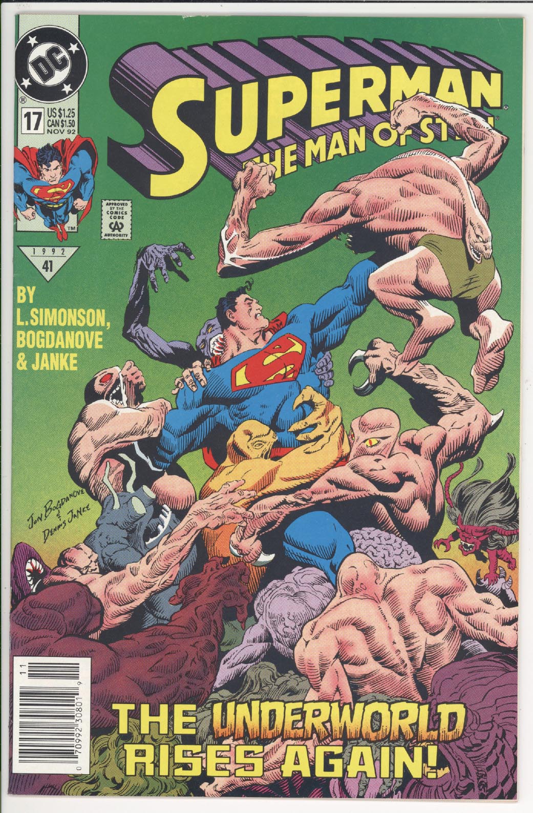 Superman The Man of Steel #17 front