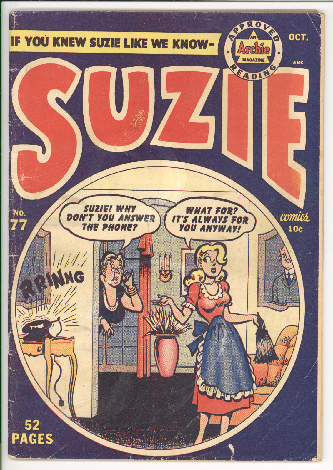 Suzie Comics #77 in 3.0 front