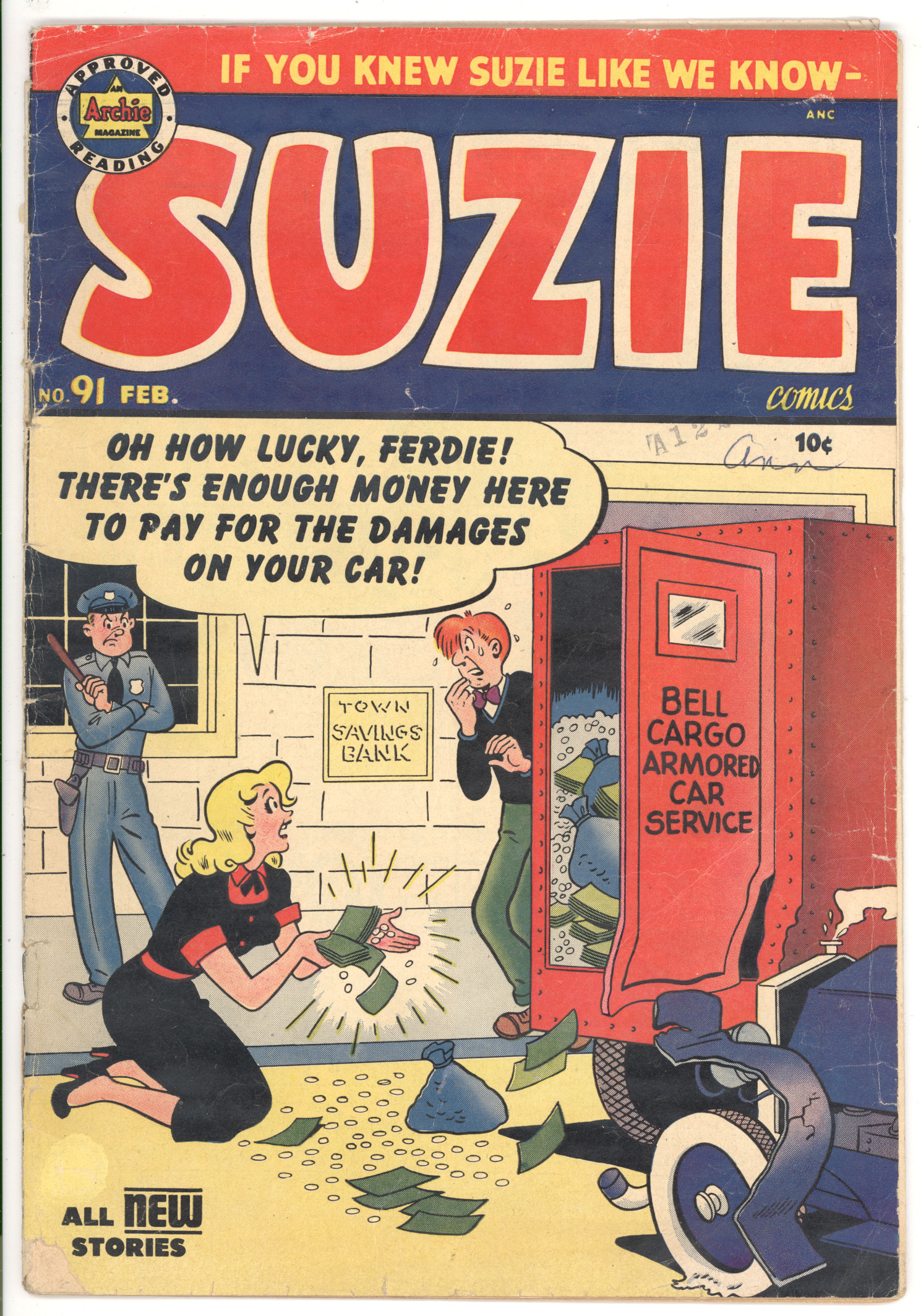 Suzie Comics #91 front
