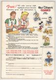 Walt Disney's Comics and Stories #106 back