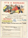 Walt Disney's Comics and Stories #58 back