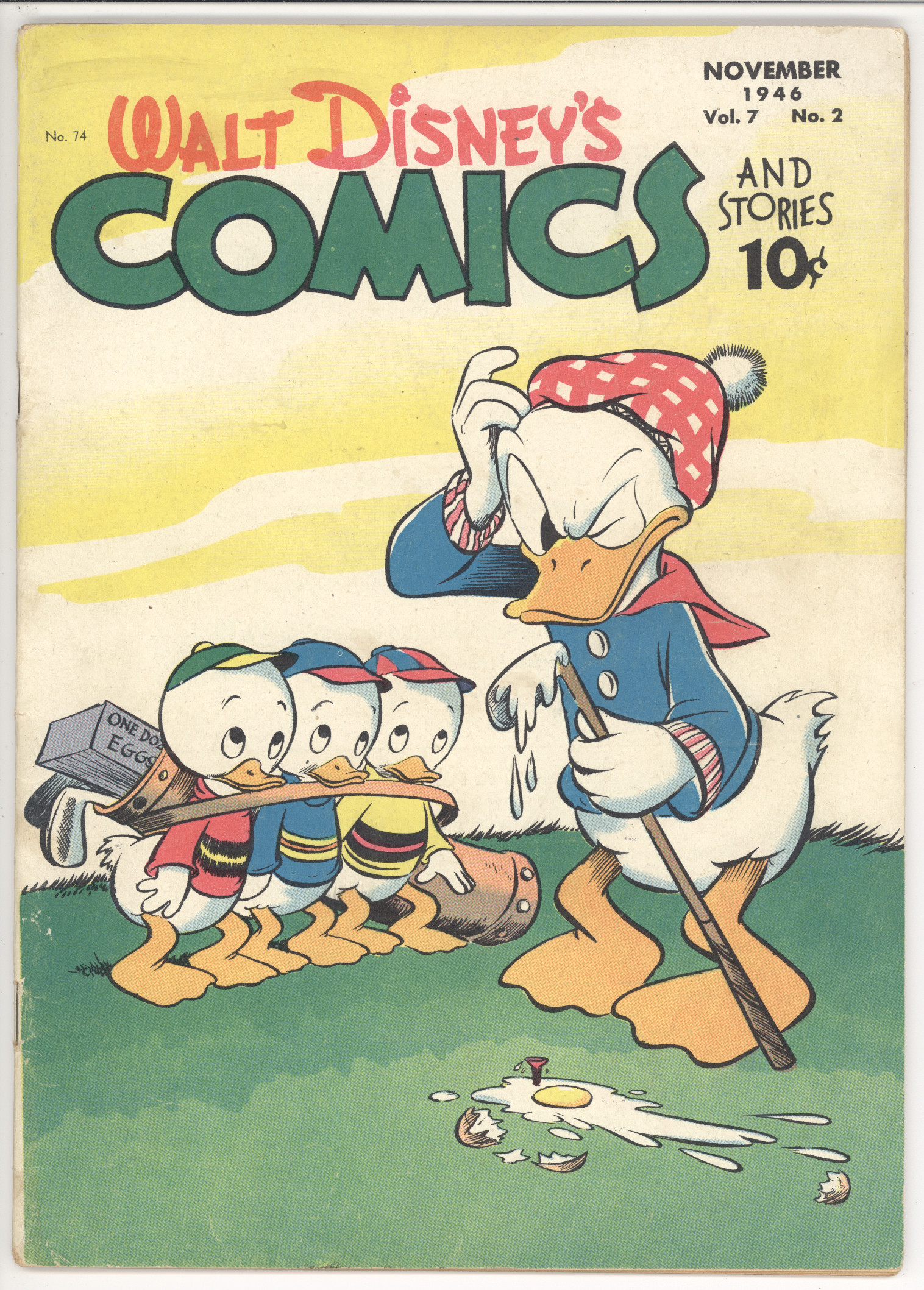 Walt Disney's Comics and Stories #74 front