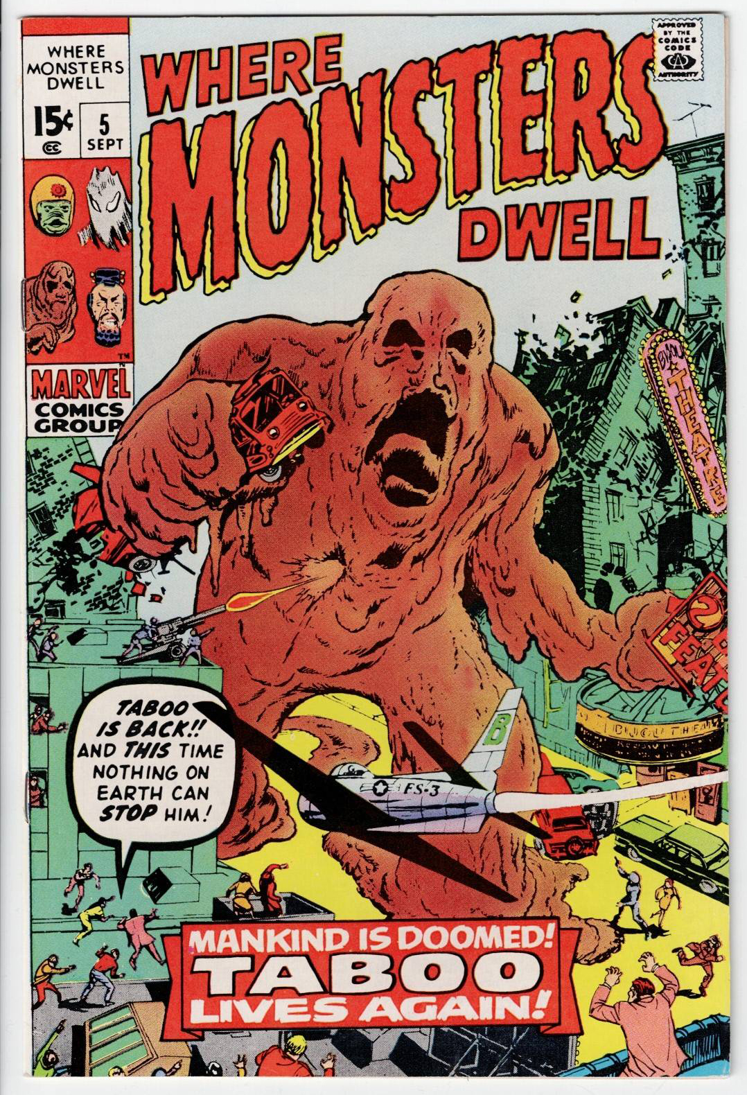 Where Monsters Dwell #5 front