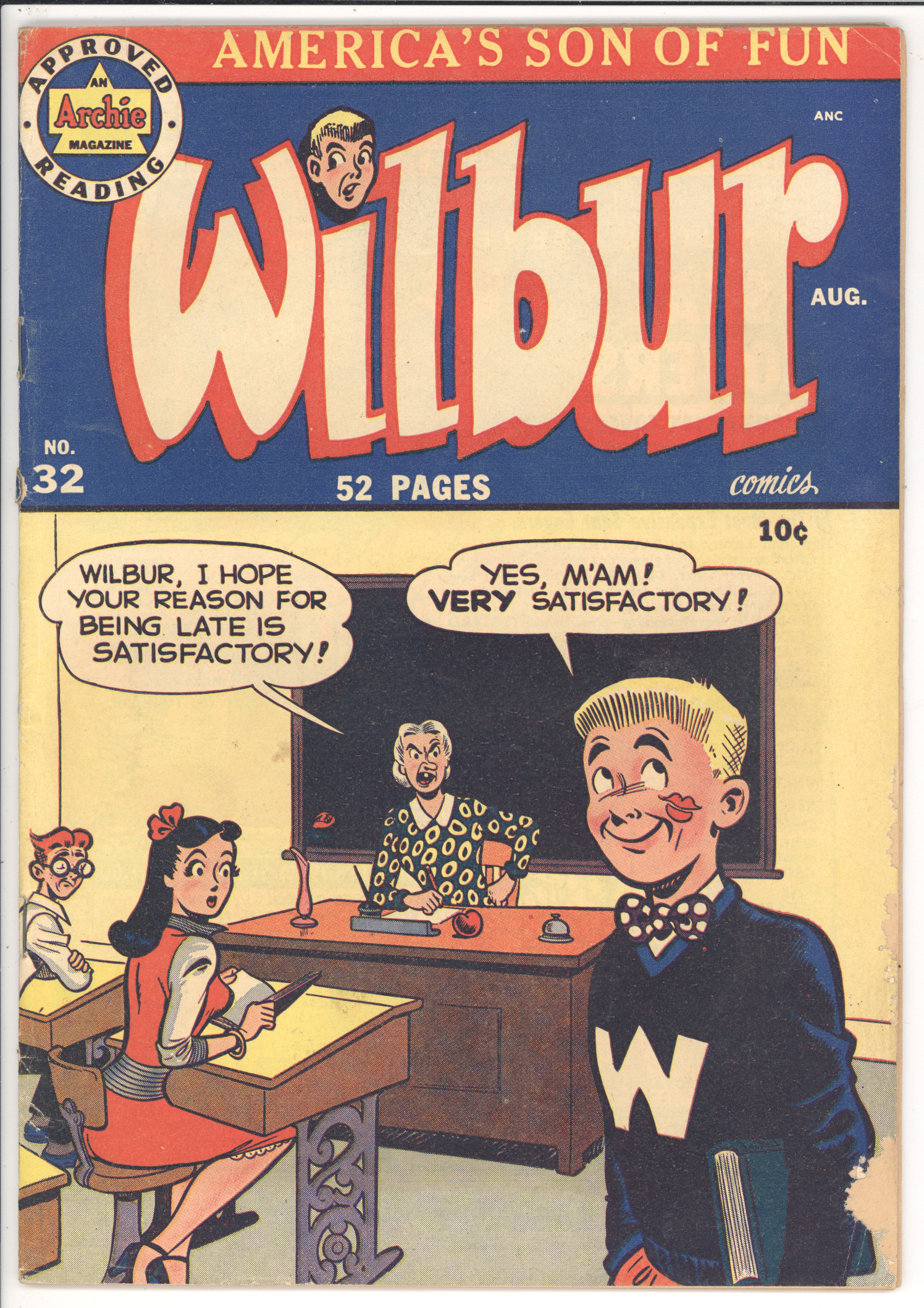 Wilbur Comics #32 front