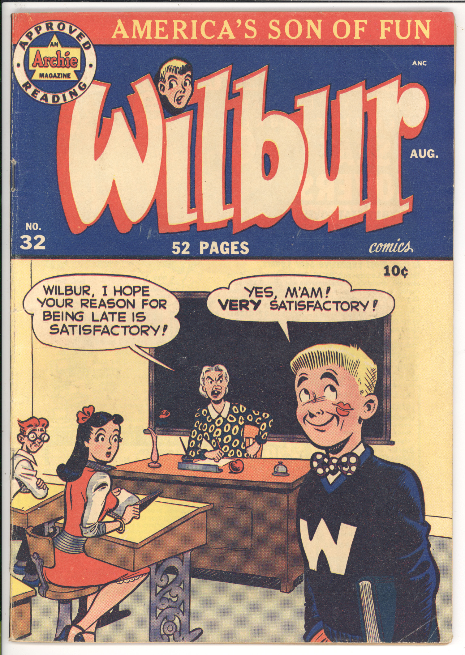 Wilbur Comics #32 front