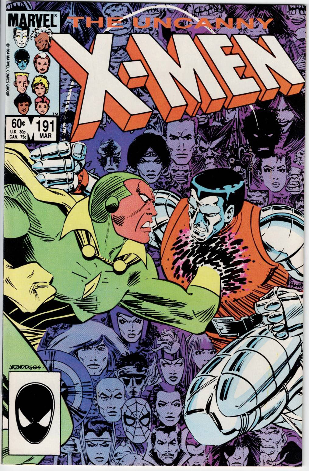 Uncanny X-Men #191 front
