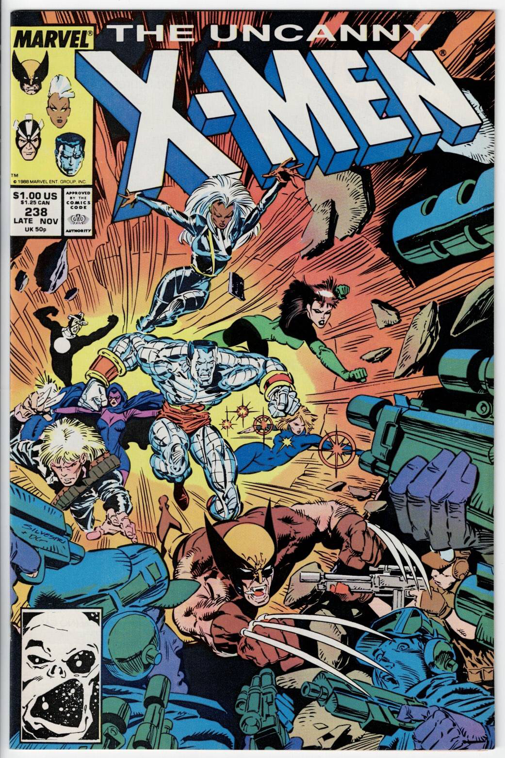 Uncanny X-Men #238 front