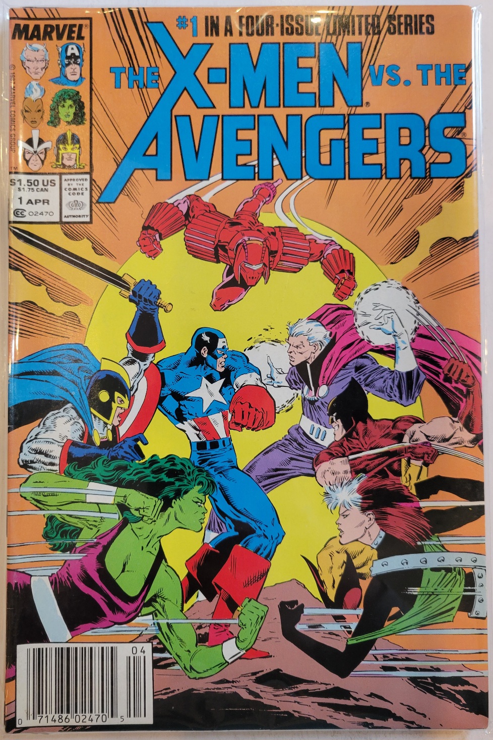 X-Men vs The Avengers #1-4